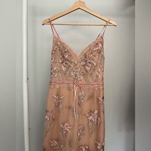 Vintage Marchesa Notte Gown with Lace & Feathers🎀